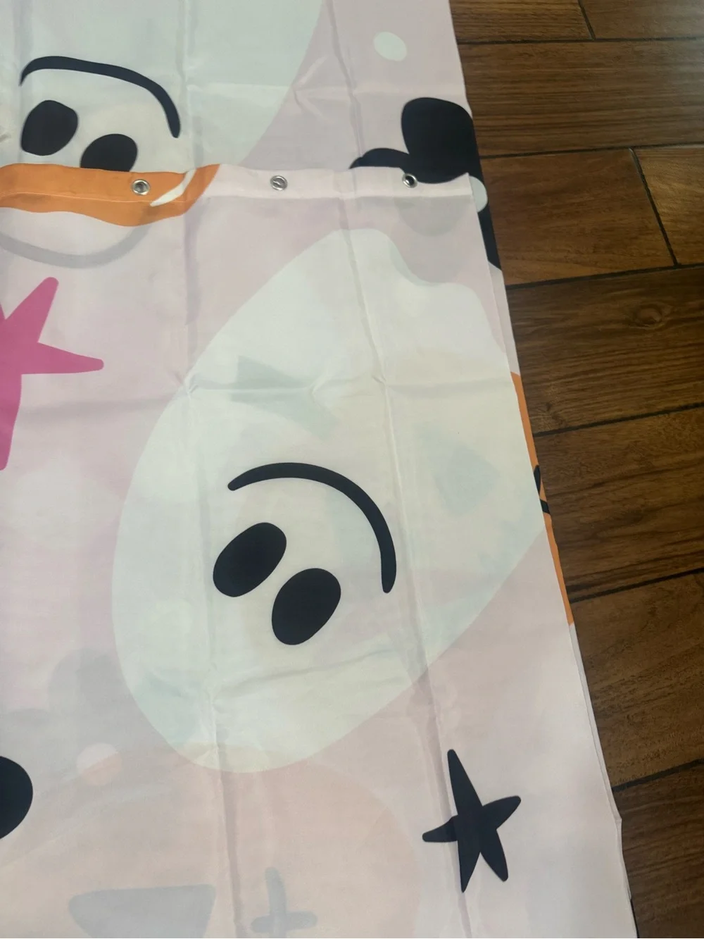 Happy Halloween Shower Curtain, Polyester Bath Decor, Cute Cartoon Ghost Pumpkin